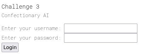 Login form